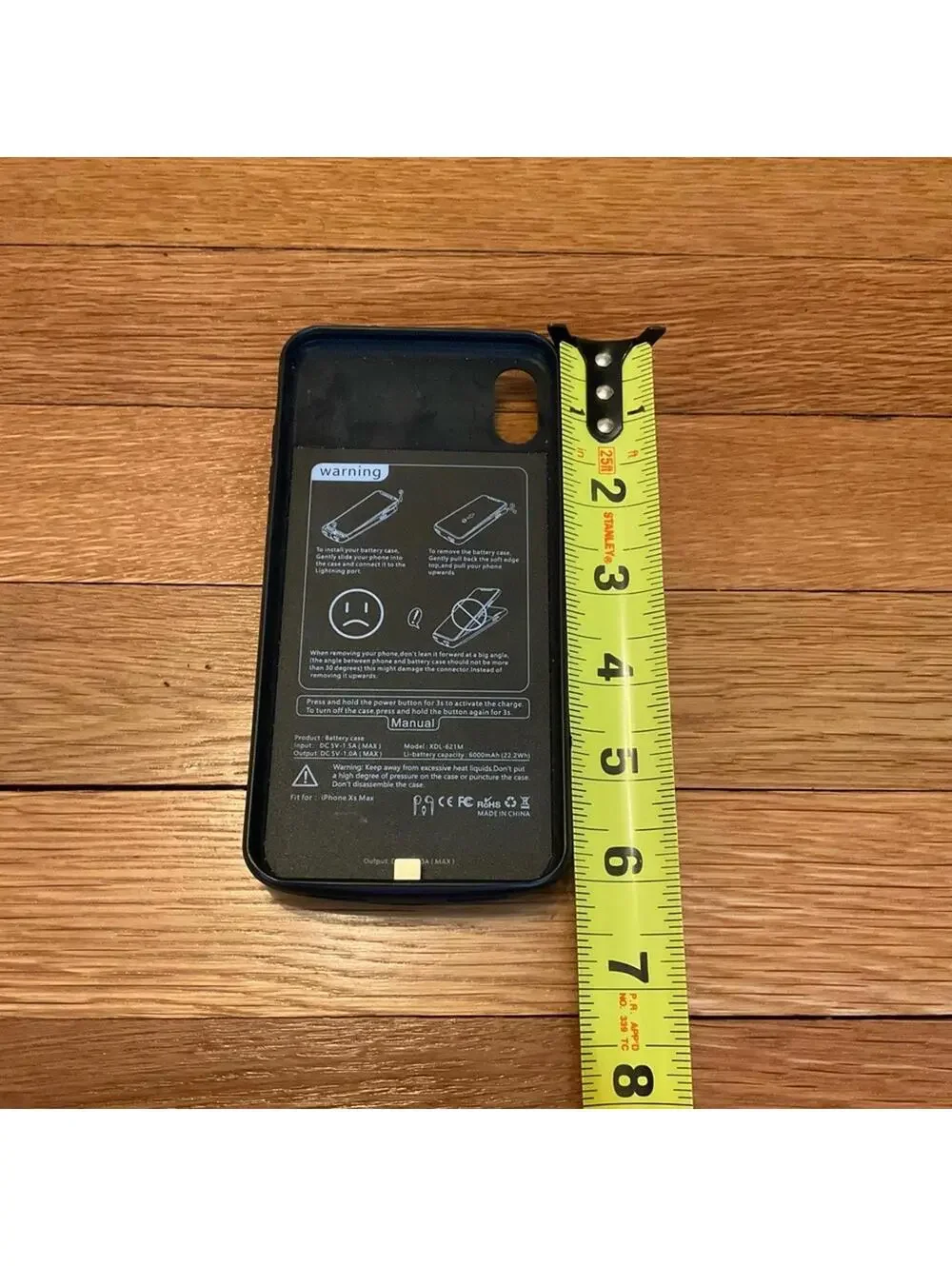 Casely black iPhone X/Xs Max charging case NWOT
